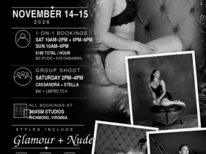 Model Cassandra – 1on1's – Sat. Nov. 14th + Sun. Nov. 15th